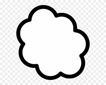 Thought Cloud 2 Clip Art - Cloud