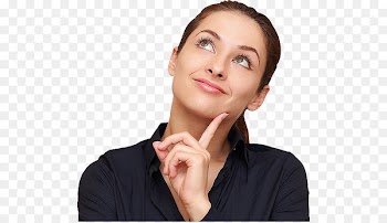 Thought Person Bing Question - thinking woman 