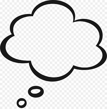 Thought Speech balloon Clip art - Thinking Cloud Cliparts 