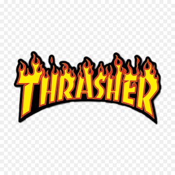 Thrasher Logo Sticker Brand Sign - thresher shark plush 