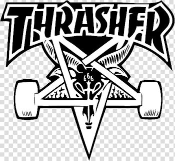 Thrasher Presents Skate and Destroy Sticker Logo Skateboard ...