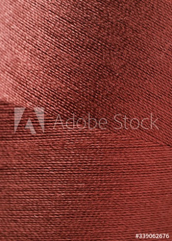Thread on a roll close up