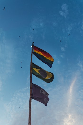 Three Assorted Flags