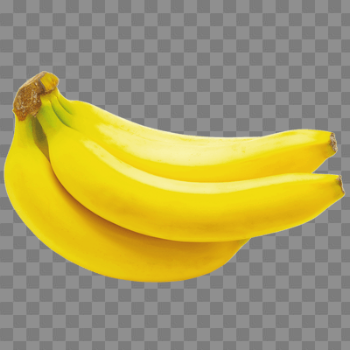 Three Bananas transparent PNG - StickPNG