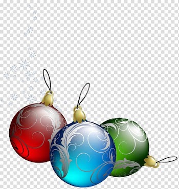 Three baubles , Christmas ornament Christmas decoration Christmas tree , Tree Christmas Ornaments transparent background PNG clipart