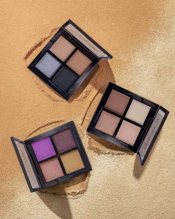 Three Black Square Makeup Palettes