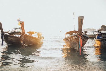 Three Brown Boats