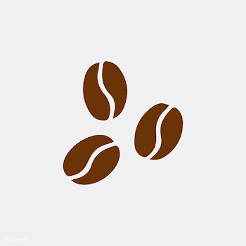 Three brown coffee beans vector | Free stock vector - 503380