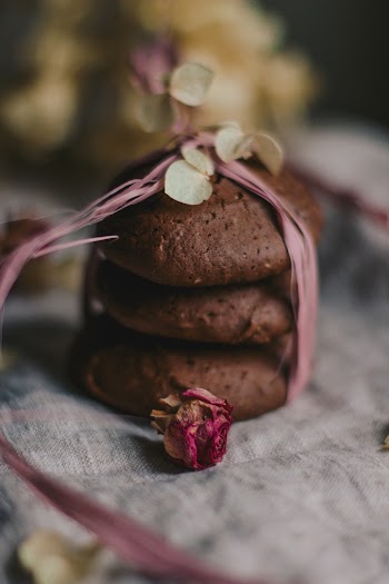 Three Brown Cookies