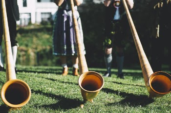 Three Brown Wooden Wind Instrument