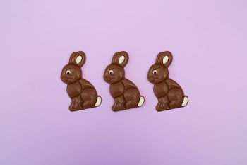 Three Chocolate Bunnies