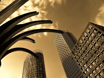 Three Concrete Buildings