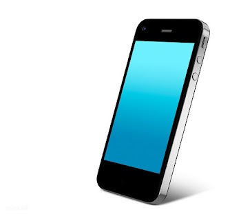 Three dimensional image of mobile phone | Free stock psd mockup - 322439