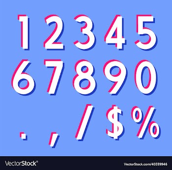 three dimensional retro numbers of days left