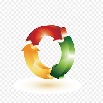Three-dimensional space Arrow Adobe Illustrator - Arrow cycle 