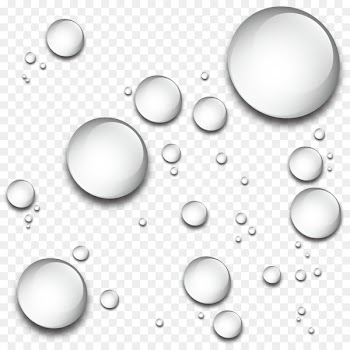 Three-dimensional space Drop Euclidean vector - Three-dimensional water droplets 
