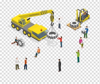 Three-dimensional space, People crane transparent background PNG clipart