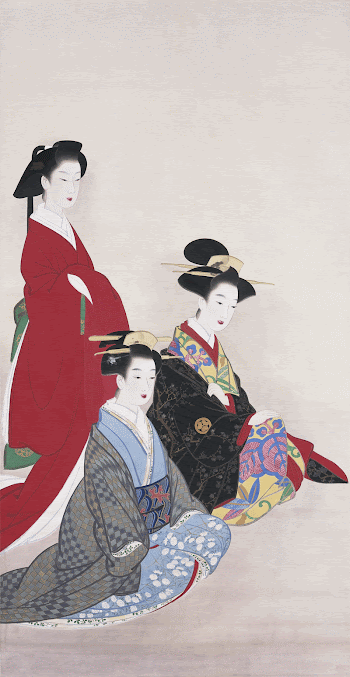 three elegantly dressed women facing | Free Photo - rawpixel