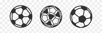 Three Football Object Game Sport Team Socc - Soccer Ball Vector