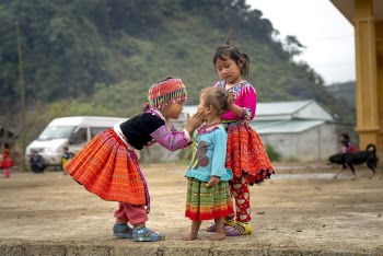 Three Girls Standing Outside