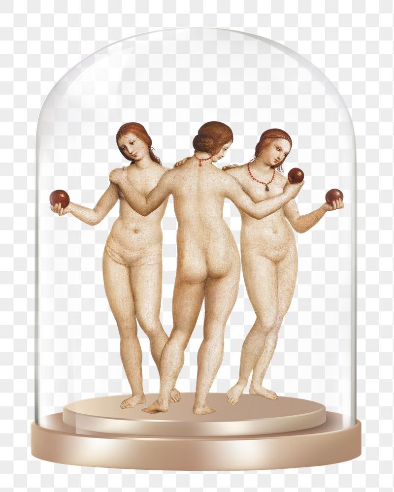 Three Graces png nude women | Free PNG - rawpixel