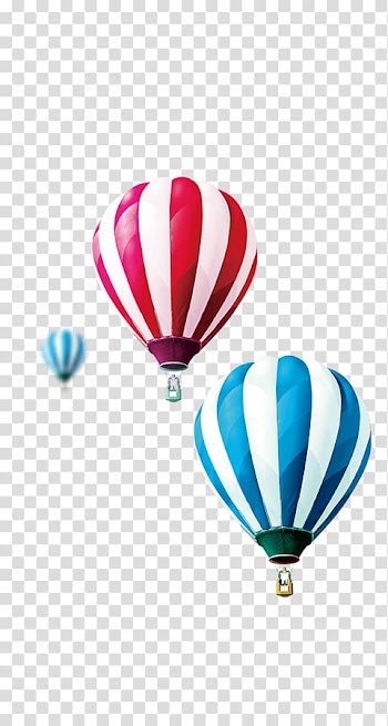 Three green, blue, and red air balloons illustration, Balloon Data, hot air balloon transparent background PNG clipart