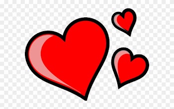 Three Hearts Clip Art - Heart Clipart