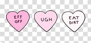 , three hearts illustration transparent background PNG clipart