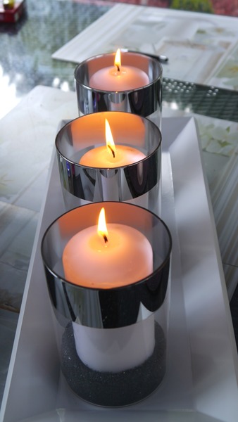 Three Lighted Candles