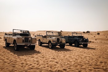 Three Off-road Cars At The Dessert