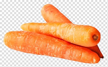 Three orange carrots, Carrot cake Vegetable Gravy Ingredient, Carrot transparent background PNG clipart