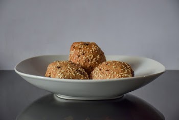 Three Pastries on Plate