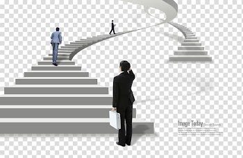 Three people walking on stair, Ladder Stairs Material, People stairs transparent background PNG clipart