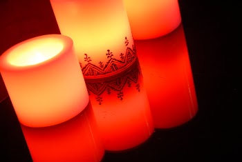 Three Pillar Candles