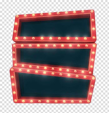 Three red and blue blocks illustration, Light Lamp, Simple European light bar design transparent background PNG clipart