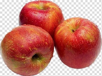 Three red apple fruits, Apple cider vinegar Food Fruit Company, Three fresh apples transparent background PNG clipart