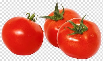 Three red tomatoes art, Tomato juice Vegetable, Three Tomatoes with Green Leaves transparent background PNG clipart