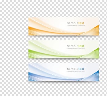 Three Sample Text ads, Brand Graphic design, banner design transparent background PNG clipart