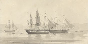 Three Ships with Barque-like Rigging | Free Photo - rawpixel