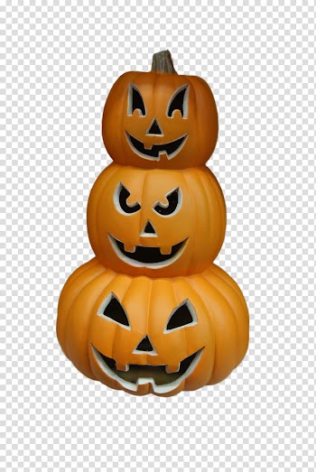 Three Stacked Pumpkins transparent background PNG clipart