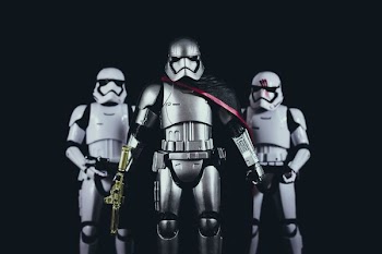 three Star Wars Stormtroopers