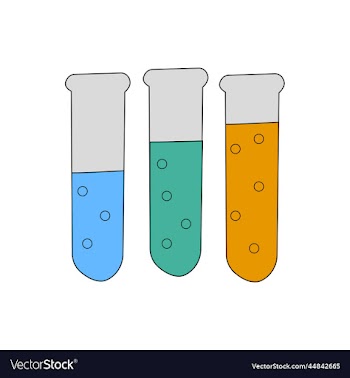 three test tube with colored liquid