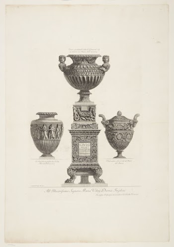 Three vases with antique pedestal | Free Photo - rawpixel
