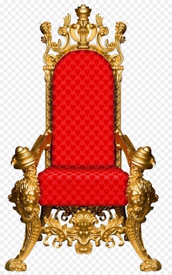 Throne Chair Red Gold Furniture - Fairy tale throne 