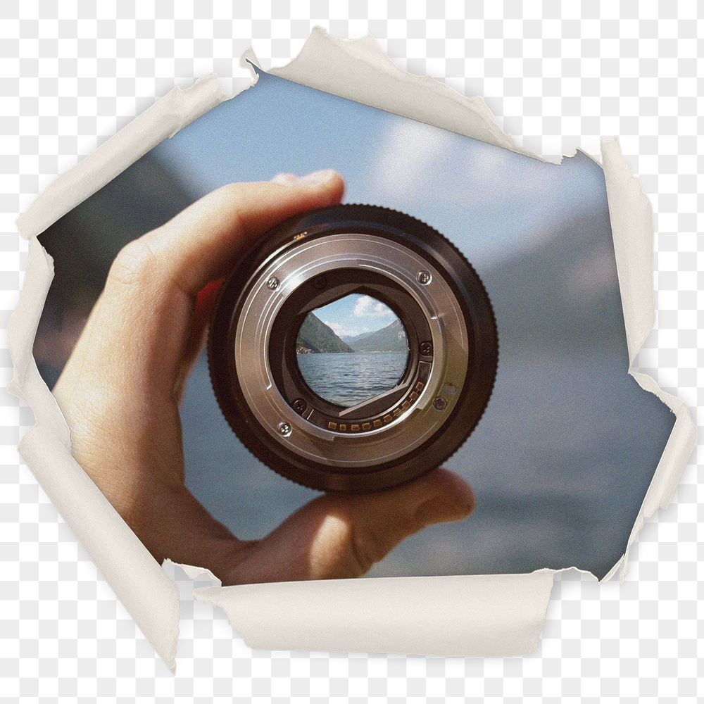 Through lens png badge sticker, | Free PNG - rawpixel