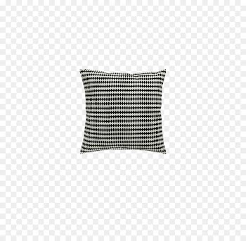 Throw pillow Cushion Expedit IKEA - Black and white plaid pillow 
