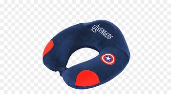 Throw pillow Memory foam Neck Cushion - Dark blue five-pointed star badge u-pillow 