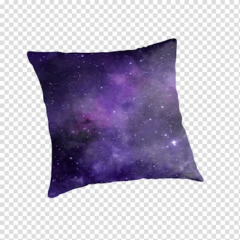 Throw Pillows Cushion Violet Lilac, purple watercolor transparent background PNG clipart