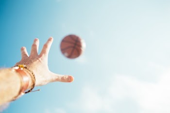 Throwing Basketball
