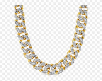 Thug Life Gold Chain Png Hd - Gold Diamond Necklace For Men